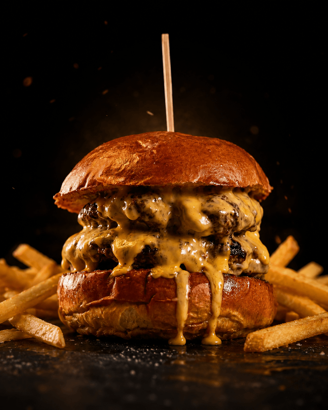 Hambúrguer artesanal da OK Burger